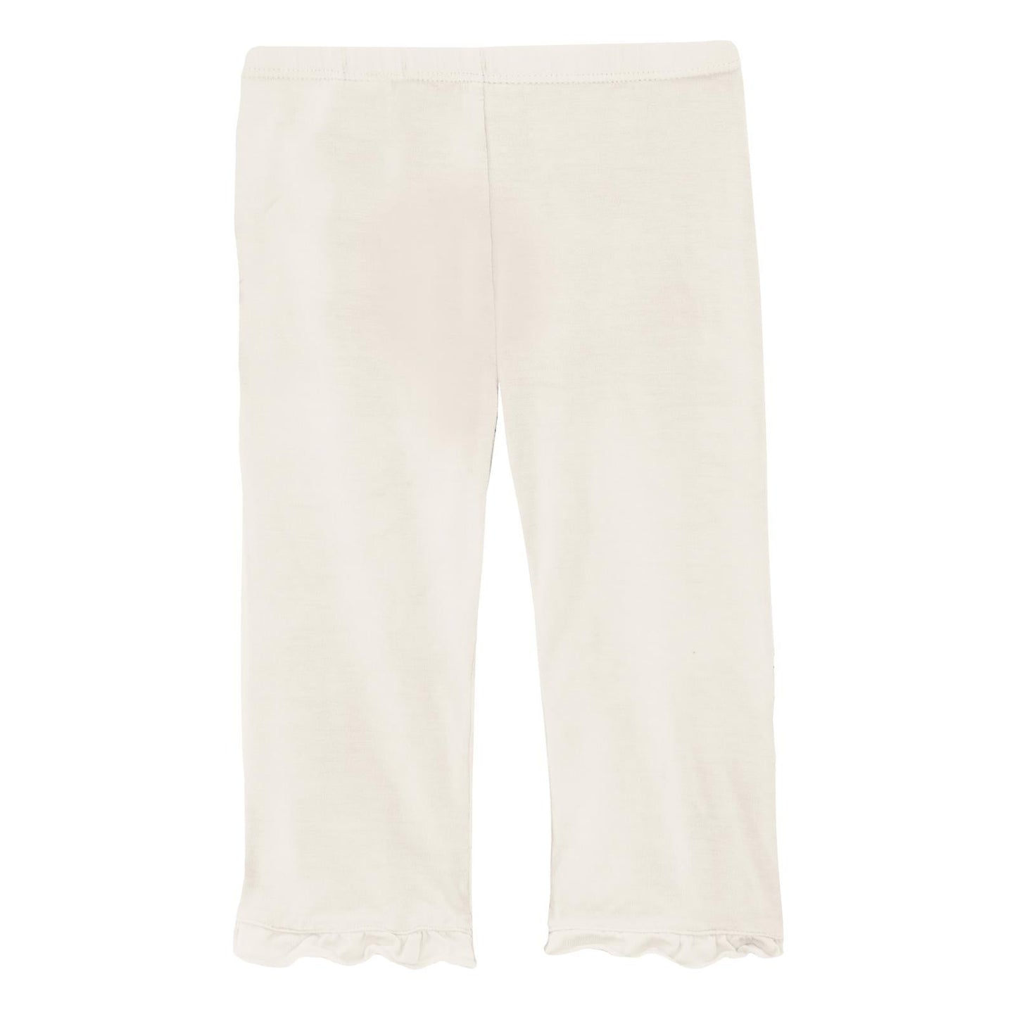 Ruffle Pants in Natural