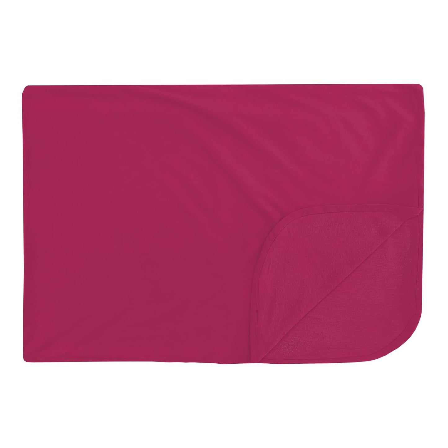 Fleece Stroller Blanket in Berry