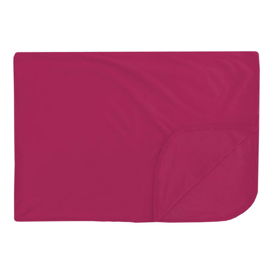 Fleece Stroller Blanket in Berry