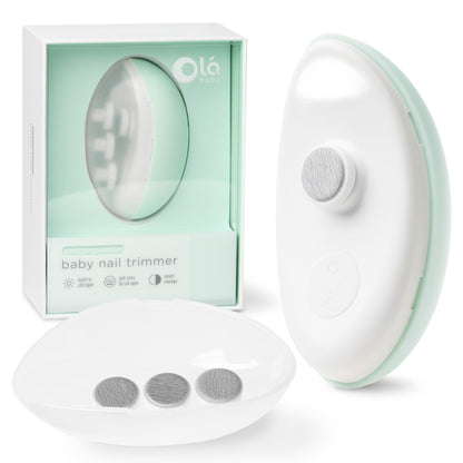 Electric Baby Nail Trimmer That Files, No Blade, Newborn+