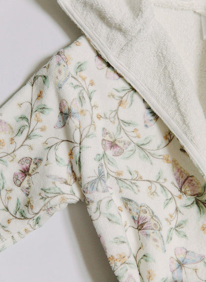 Organic Children’s Bathrobe – Botanical Whisper