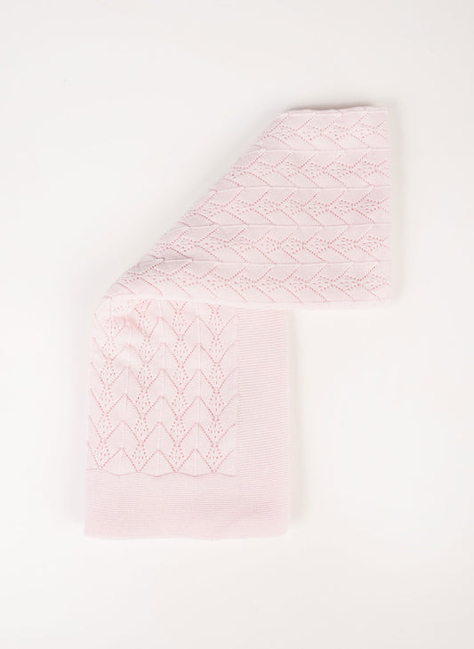 Wonder Baby Organic Cotton Blanket - Blush Pink