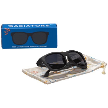 Jet Black Navigator I Smoke Lenses