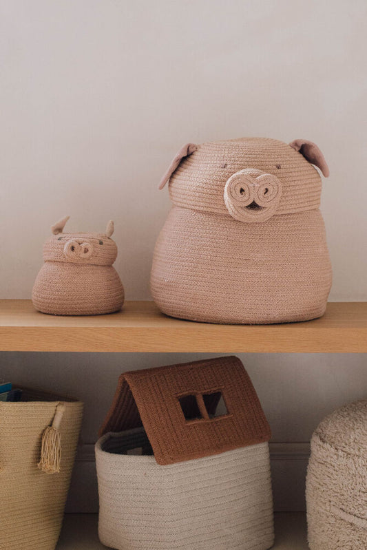 The Animal Crew Peggy the Pig Basket