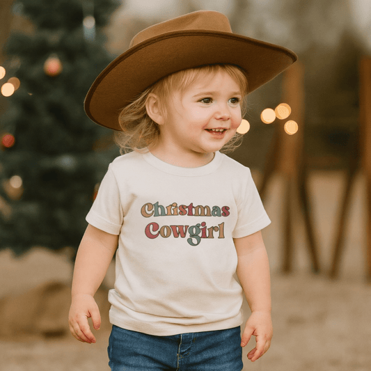 graphic tee | christmas cowgirl