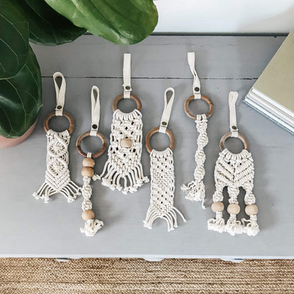 all-in-one toy | macrame chevron