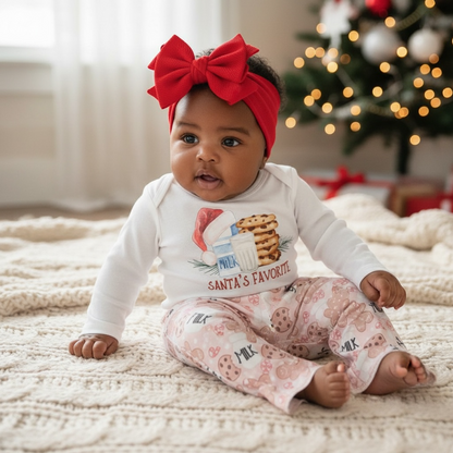 Christmas Milk and Cookies Bell Bottoms