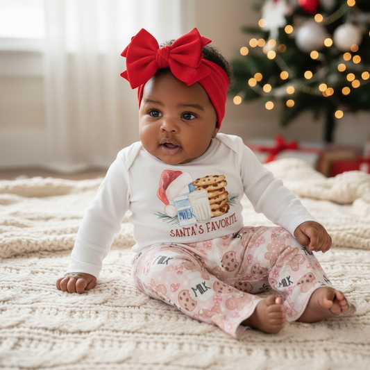 Christmas Milk and Cookies Bell Bottoms