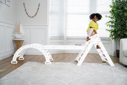 Hazel | Pikler Triangle, Slide & Rocker Set