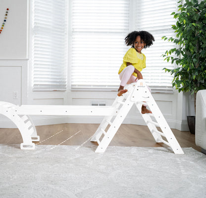 Hazel | Pikler Triangle, Slide & Rocker Set
