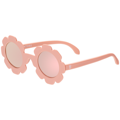 Peachy Keen Flower I Polarized Rose Gold Mirrored Lenses