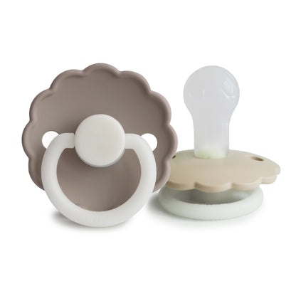 FRIGG Daisy Night Silicone Pacifier 2-Pack
