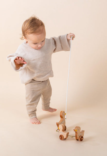 Pull Toy - The 3 Bears | Maple Wood | Made in the USA 🇺🇸