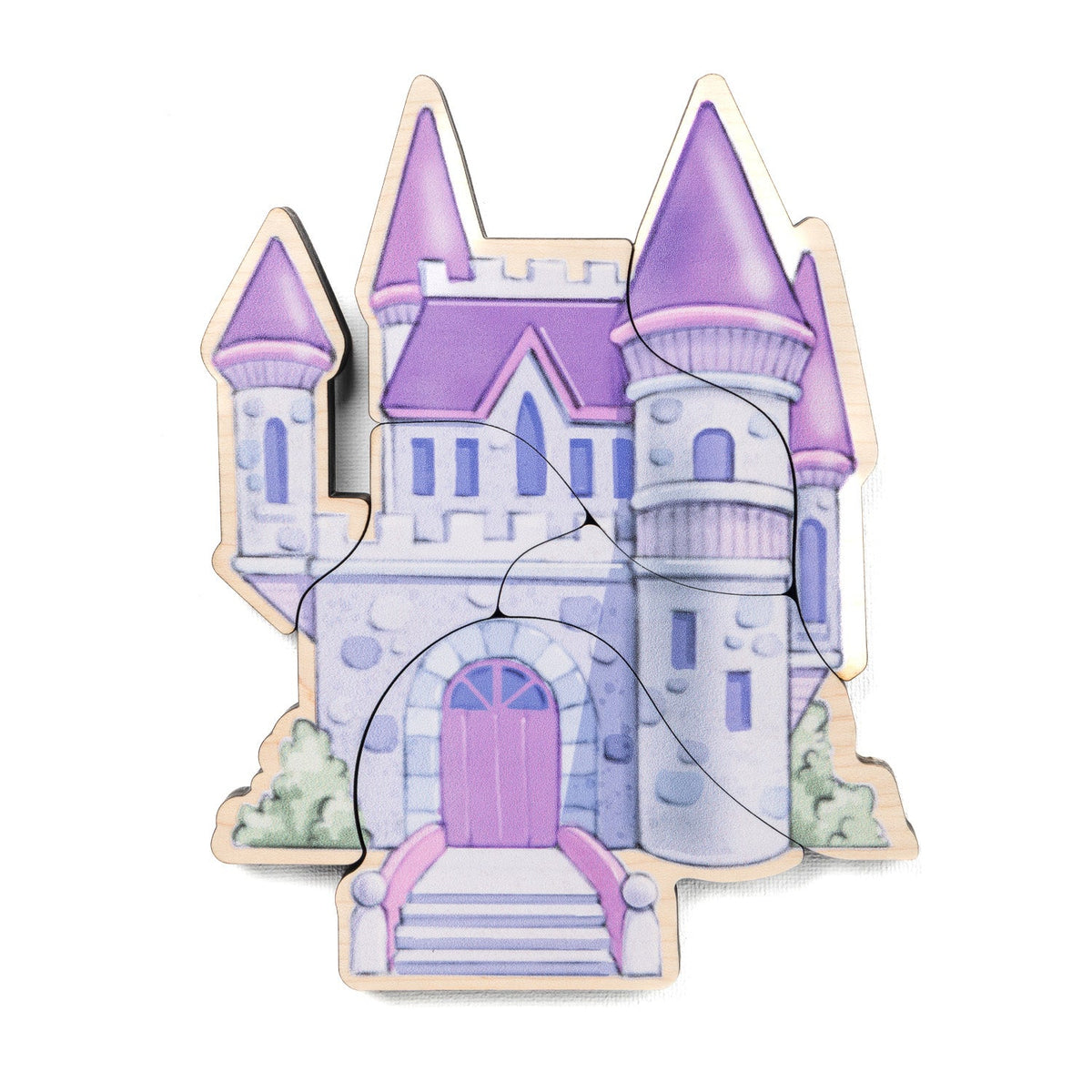 Fairytale Magnetic Wooden Puzzle Set with Cotton Bag | Made in the USA 🇺🇸