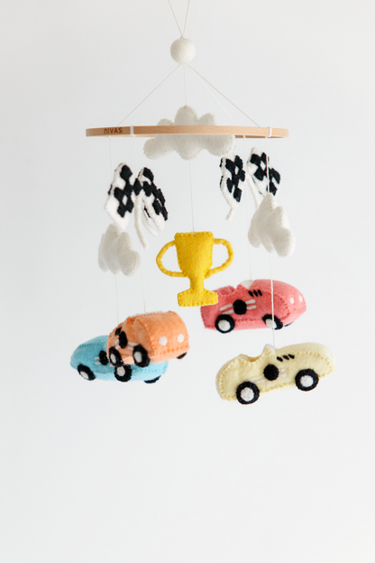 Racing Car Crib Mobile