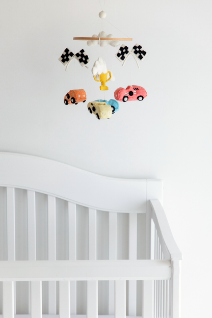Racing Car Crib Mobile