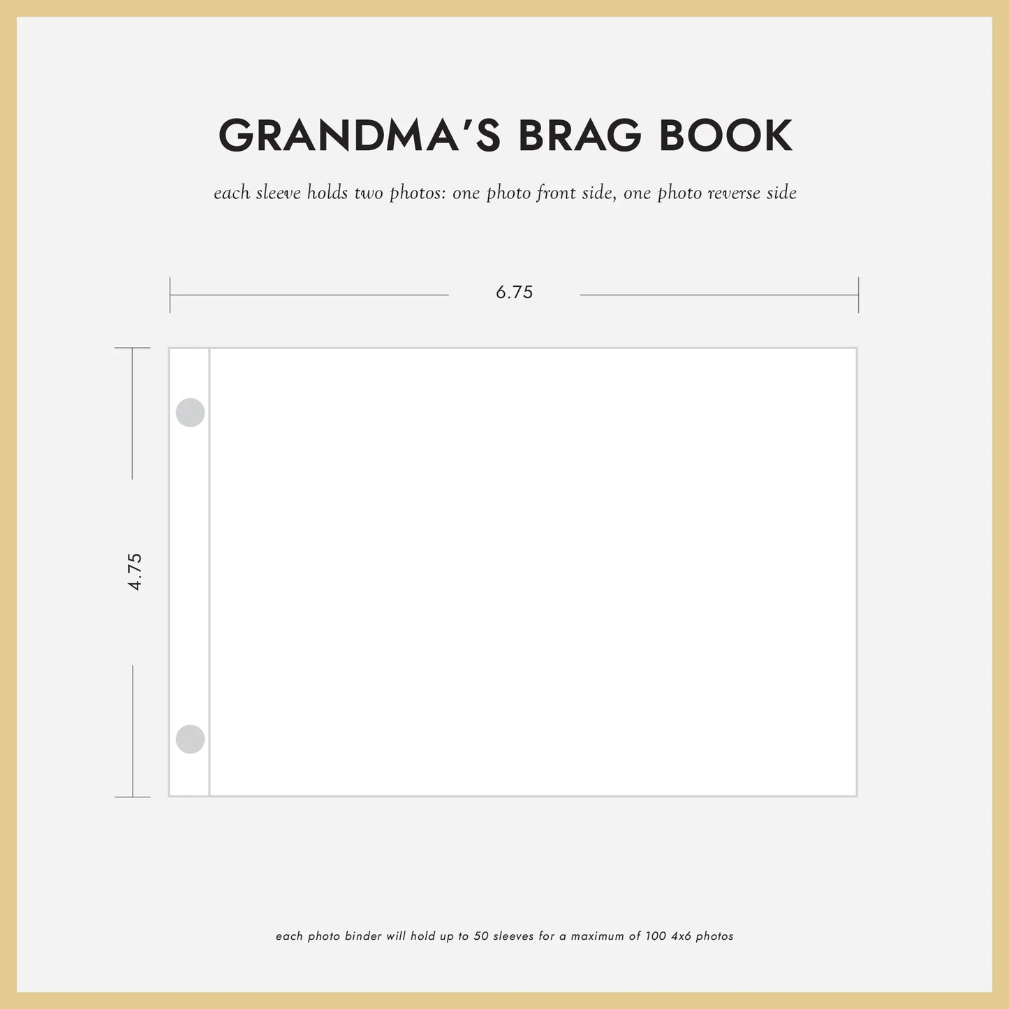 Grandma's Brag Book | My Beautiful Grandchild / Grandchildren