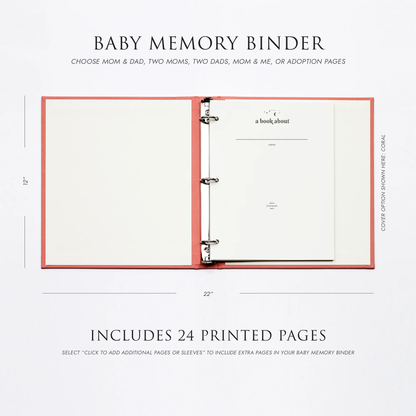 Baby Memory Binder