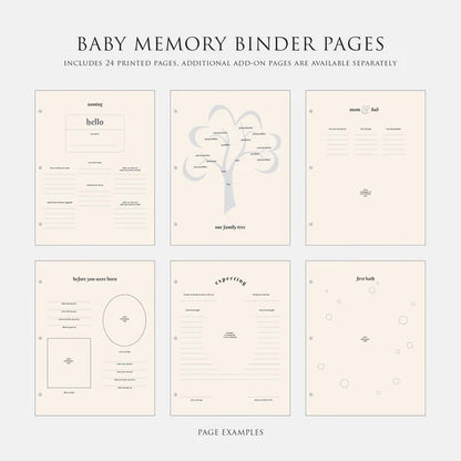 Baby Memory Binder