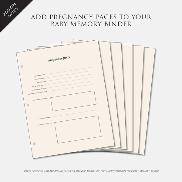 Baby Memory Binder