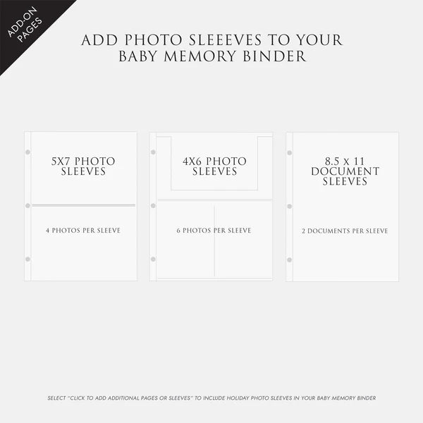 Baby Memory Binder