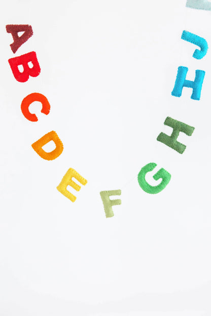 Alphabet Garland (Rainbow)