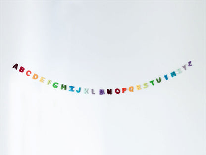 Alphabet Garland (Rainbow)