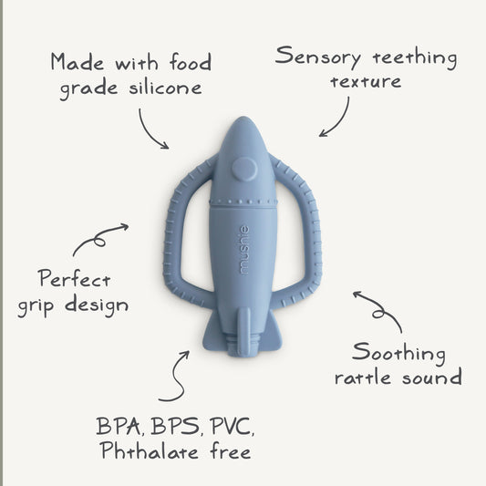 Rocket Rattle Teether