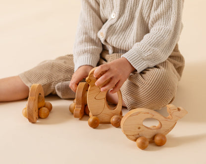 Easy Grasp Penguin Push Toy | Made in the USA 🇺🇸