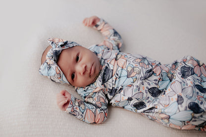 Flower Bloom Knotted Headband Bow