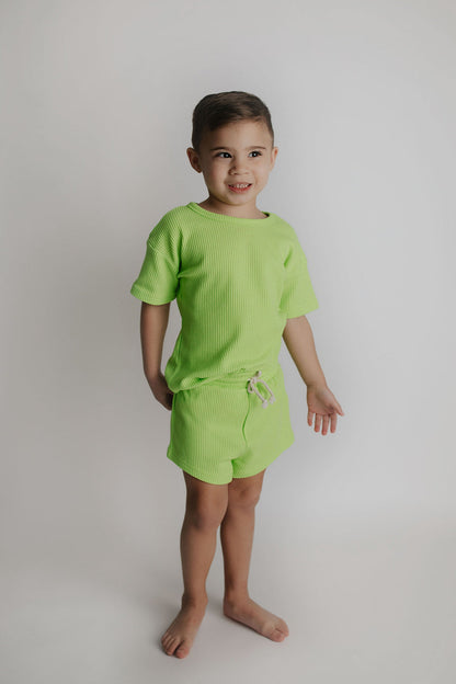 Lime Green Waffle Set