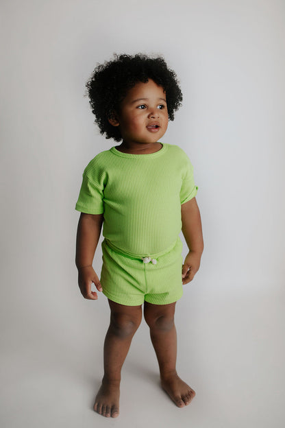Lime Green Waffle Set