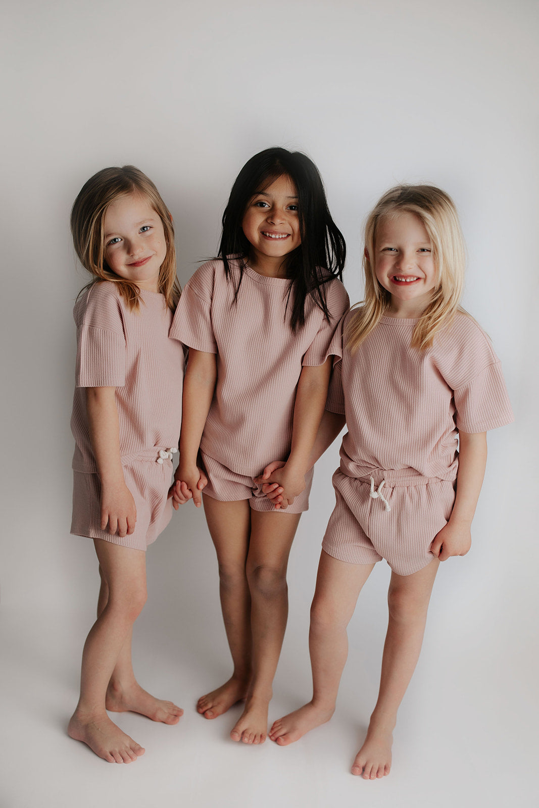 Rose Summer Waffle Top & Bottom Set