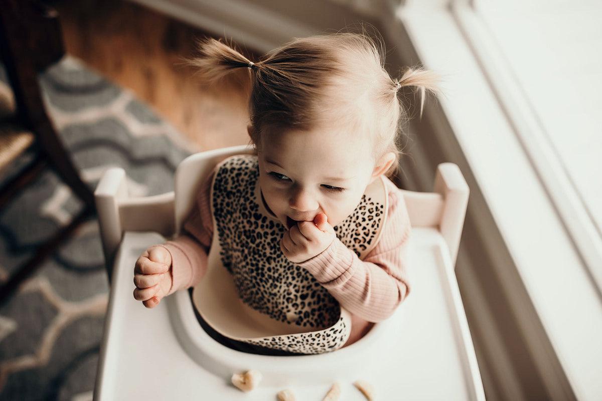 Leopard Silicone Baby Bib