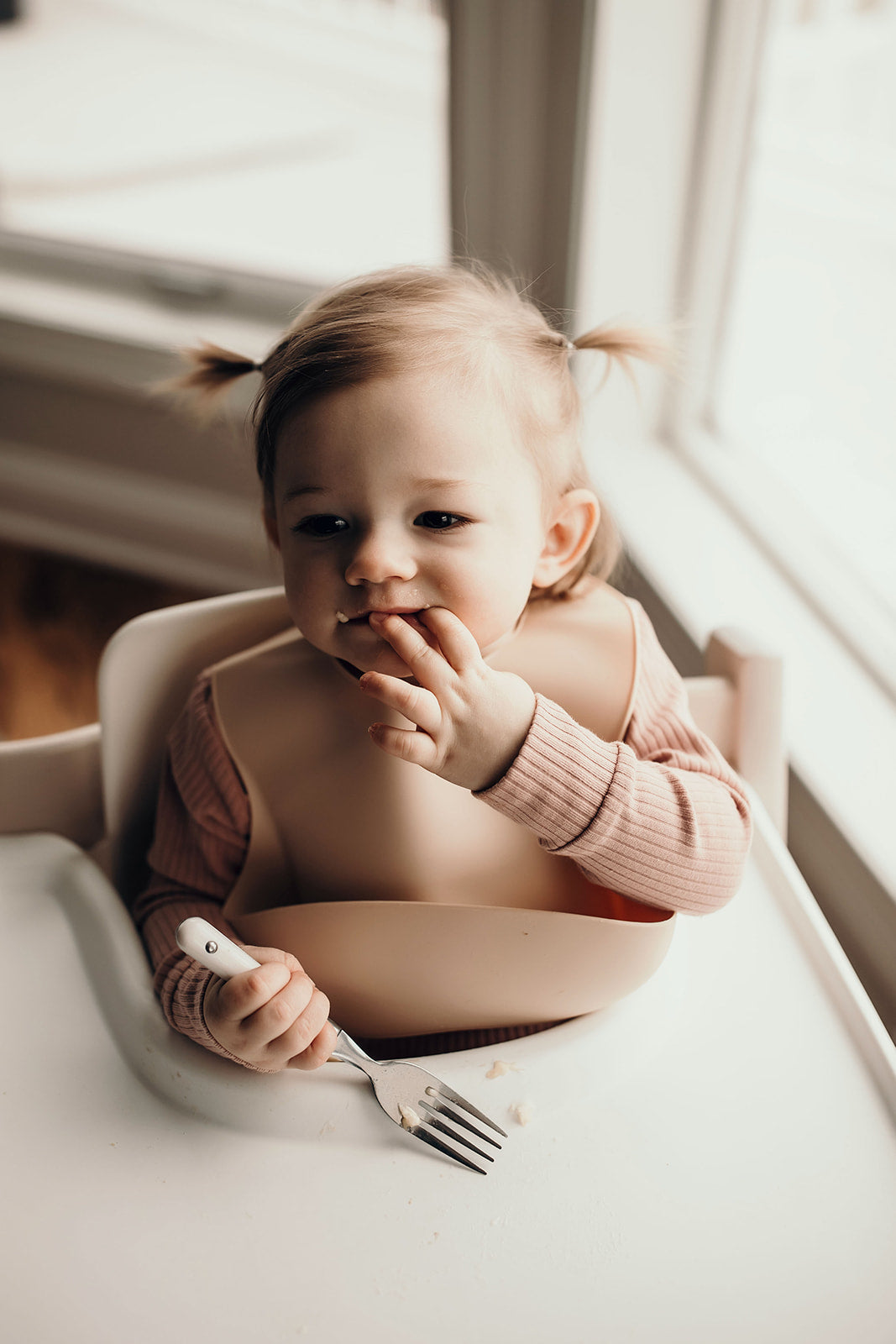 Sugar Cookie Silicone Bib with Crumb Catcher