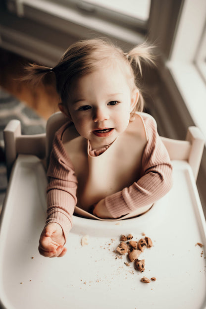 Sugar Cookie Silicone Bib with Crumb Catcher