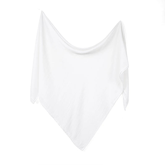 Baby Muslin Swaddle Blanket in White