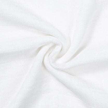 Baby Muslin Swaddle Blanket in White