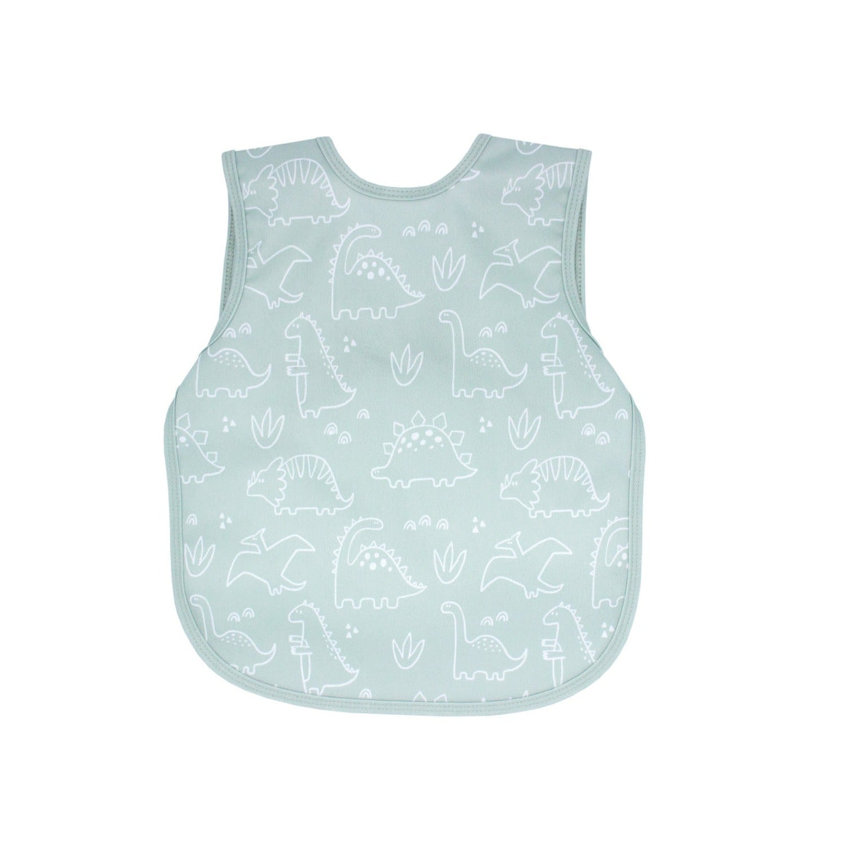 Dino Friends - Sage Bapron SALE **PRESCHOOL SIZE ONLY**
