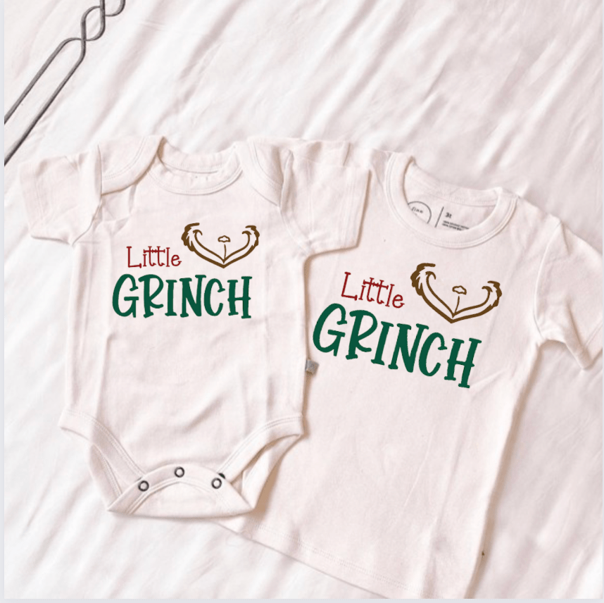graphic bodysuit | little grinch