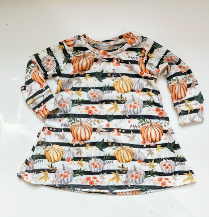 Pumpkin Stripe Dress