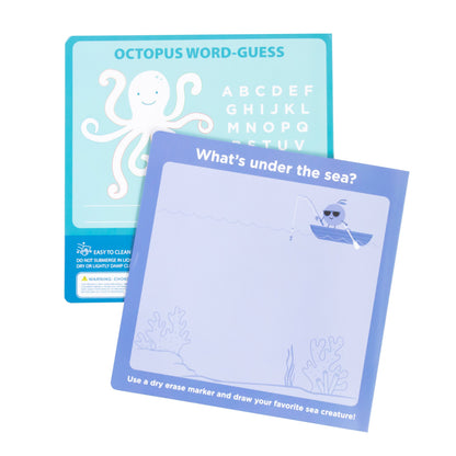 Avi's Adventures Under The Sea Reusable Sticker Book + Marker Set (ages 3+)