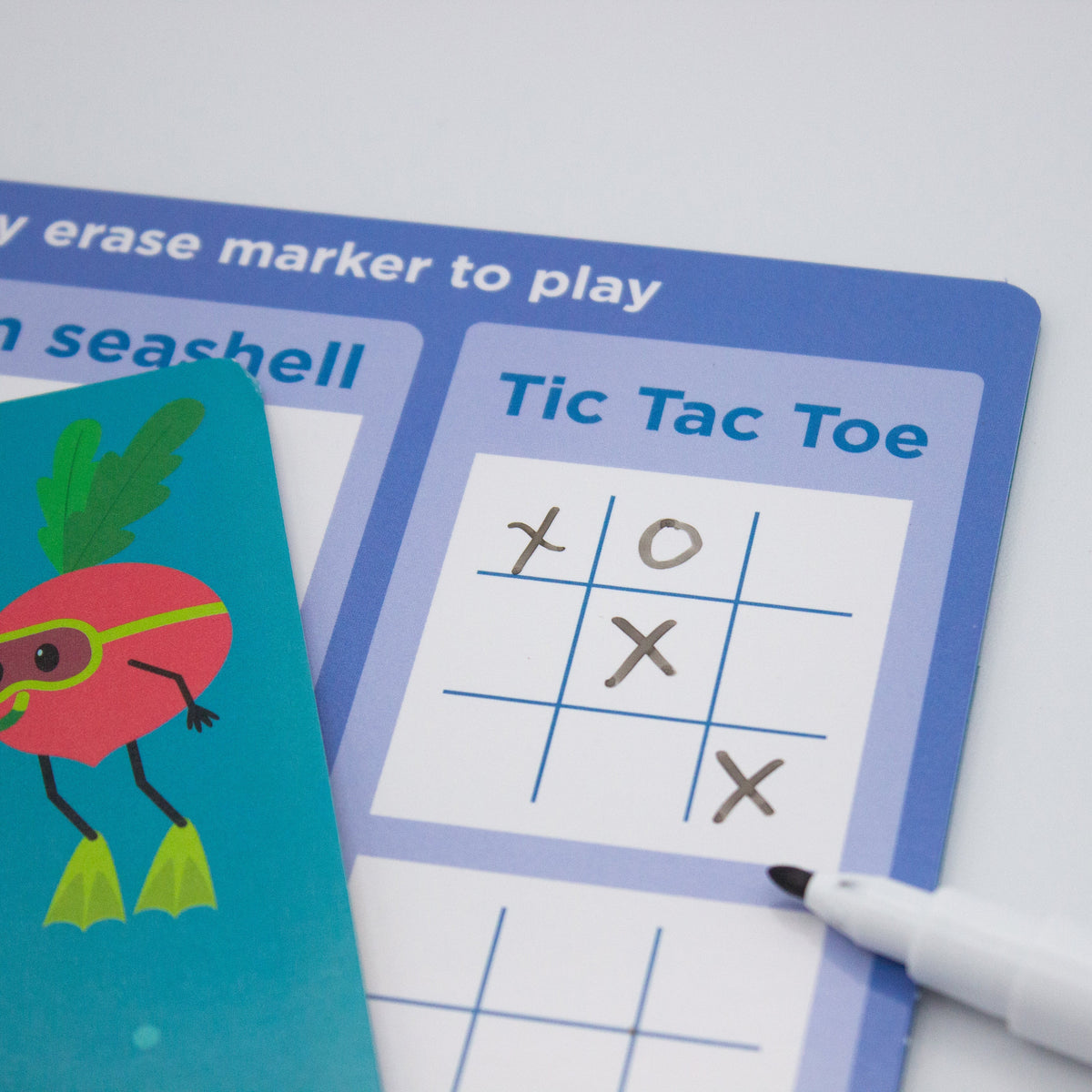 Avi's Adventures Under The Sea Reusable Sticker Book + Marker Set (ages 3+)