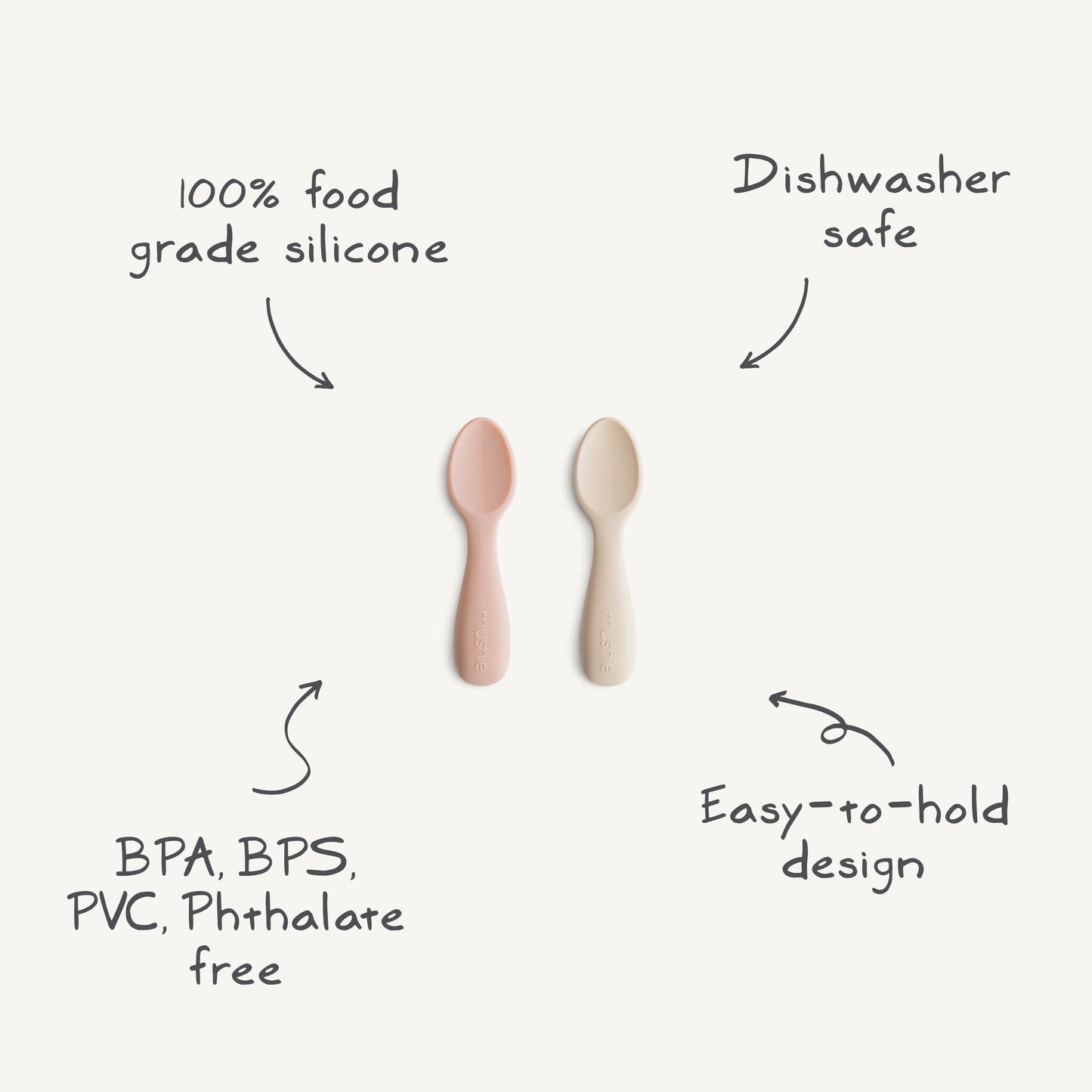 Silicone Toddler Starter Spoons