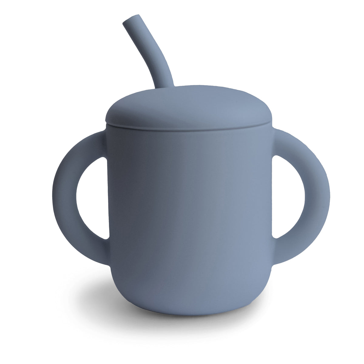 Silicone Training Cup + Straw