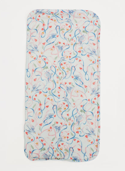 Baby Burp Cloth - Songbird