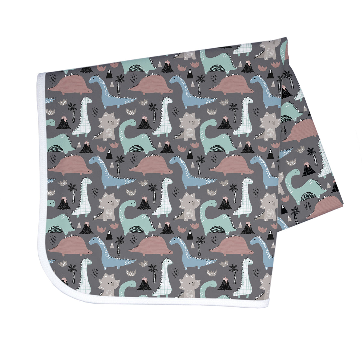 Dinosaur Drawing Splash Mat - A Waterproof Catch-All for Highchair Spills and More!