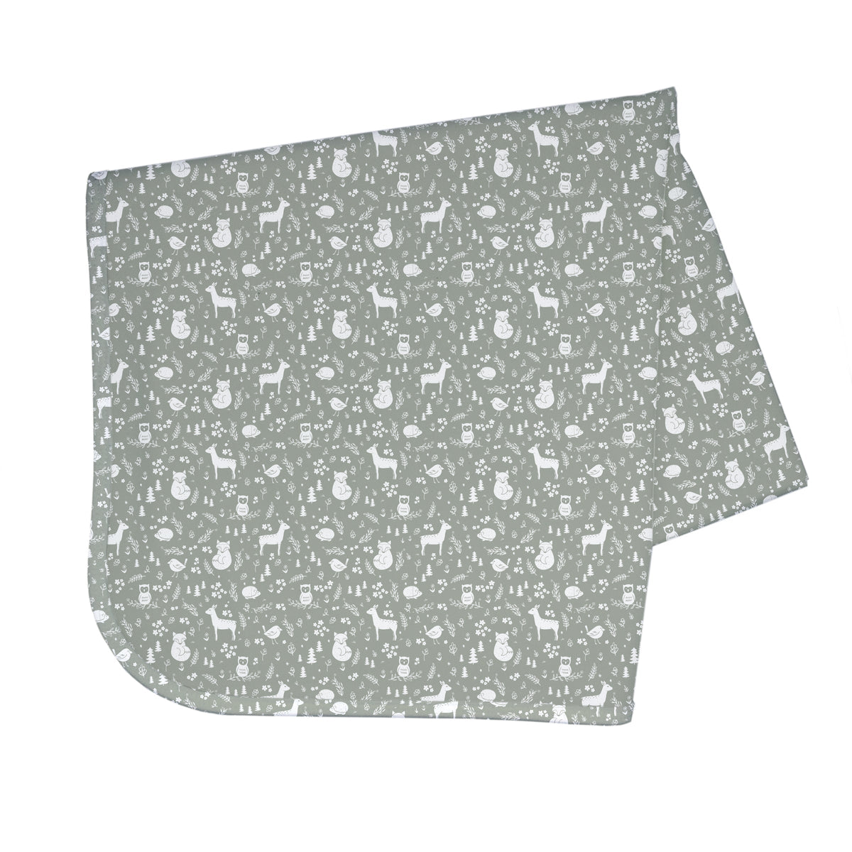 Forest Friends Splash Mat - A Waterproof Catch-All for Highchair Spills and More!