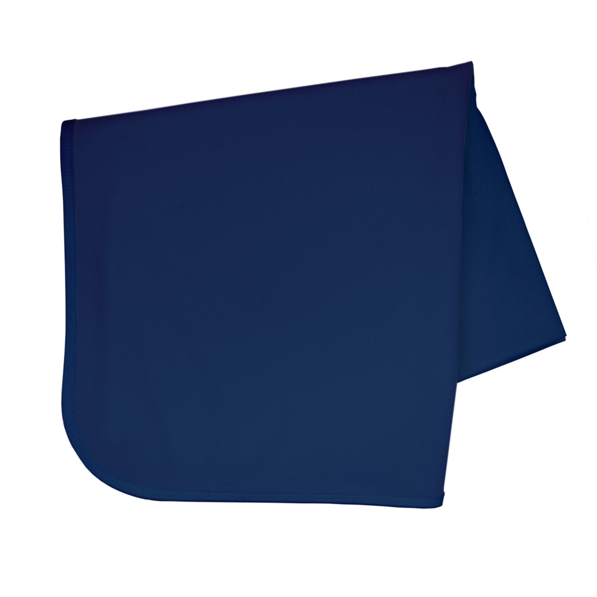 Solid Navy Minimalist Splash Mat - A Waterproof Catch-All for Highchair Spills and More!
