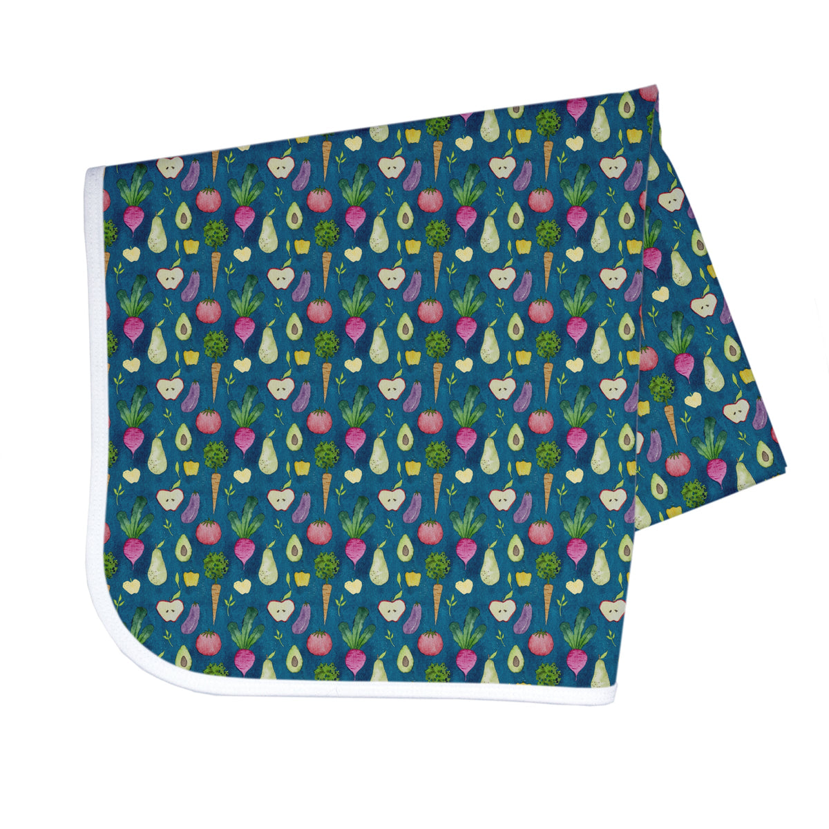 Organic Produce Splash Mat - A Waterproof Catch-All for Highchair Spills and More!